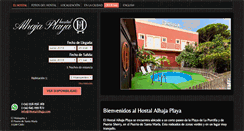 Desktop Screenshot of hostalalhaja.com